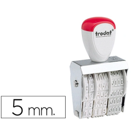 Trodat Fechador 1020 con Banda Día-Mes-Año 5 mm Precio: 8.59000054. SKU: B1FXFHK3CP