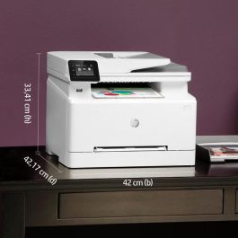 HP M283fdw Color LaserJet Pro MFP Impresora Multifunción Láser Wi-Fi Fax Dúplex A4 22ppm 600x600dpi Pantalla Táctil 2.7"