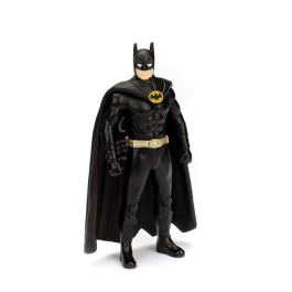 Coche metal batmóvil 1989, incluye figura batman de metal 7 cm escala 1:24 30x15x11 cm
