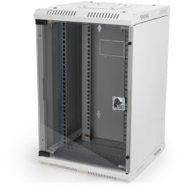 DIGITUS Carcasa Mural Combinada 254 mm (10") y 482.6 mm (19") 10U Acero IP20, Gris