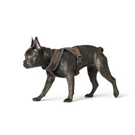 Hunter L/2 Arnés para Perro London Comfort Marrón Talla L Pecho 73-100cm Cuello 71cm Poliéster Suave Ajustable Seguro