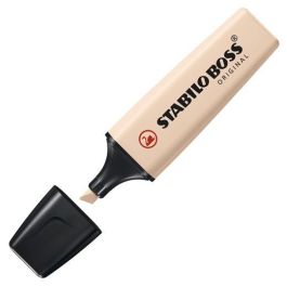 Stabilo Marcador fluorescente Boss Original Naturecolors Beige – Pack 10 unidades, tinta base agua, 2 anchos de trazo (10 Unidades) Precio: 9.89000034. SKU: B1AHXDGZ58