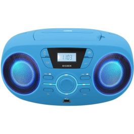 BIGBEN CD61BLUSB Radio Portátil Cd Usb Azul + Altavoces Luminosos Precio: 66.59000018. SKU: S7132368