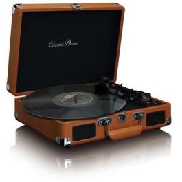 Lenco TT-10 Tocadiscos Automático de Tracción por Correa Negro/Marrón/Acero Inoxidable/Madera, 33/45/78 RPM