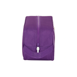 Zapatillero de Viaje Real Valladolid C.F. Blanco Morado 34 x 15 x 14 cm