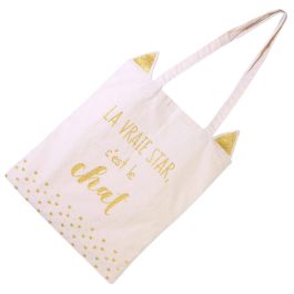 The Concept Factory Bolsa Tote Bag "Mon Chat Mon Ch" con Diseño Ilustrado de Gatos