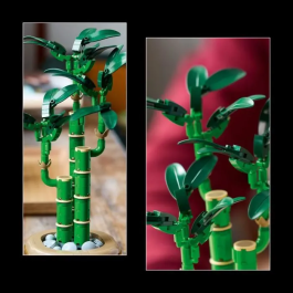 Lego Bambú de la Suerte 10344 - LEGO Botany, Planta Artificial y Decoración para el Hogar