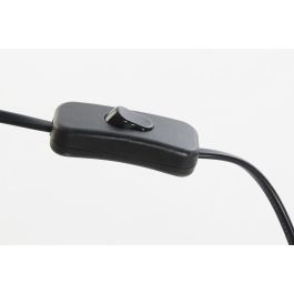 DKD Home Decor Lámpara Sobremesa Vintage Negro Natural 14 x 50 x 30 cm (4 Unidades)