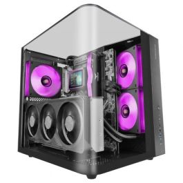 Mars Gaming Caja PC Gaming ATX Midi Tower MC-INFINIOLITE Negra con Cristal Templado Curvo, Estructura Doble Cámara, Compatible con Placa ATX, sin Ventiladores Precio: 77.50000027. SKU: B19DDF8F8S