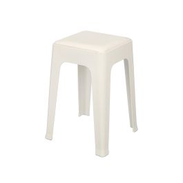 Kipit Taburete Plástico Acolchado Blanco 33x48x33 cm Precio: 90.49999948. SKU: B13LT9W8J3