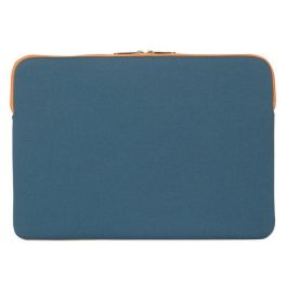 Targus Pulse II EcoSmart Funda para Portátil 16" Neopreno Ecológica Azul Naranja, Cierre Cremallera, Resistente a Salpicaduras y Arañazos
