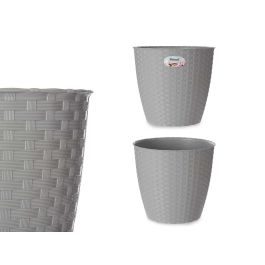 Maceta Natural Inter Exter 24 Diam Gris Stefanplast 24X22CM (6 Unidades) Precio: 24.50000014. SKU: B182DDCFBD