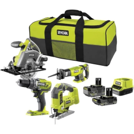 Ryobi RCK184C-242S Set 4 Herramientas Inalámbricas Taladro Sierras Calar Sable 2 Baterías 2Ah 4Ah Precio: 415.78999979. SKU: B19CKJBLBT