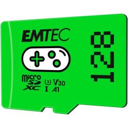 EMTEC Tarjeta de Memoria MicroSD m128GB UHS-I U3 V30 A1 Gaming Green