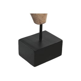 Figura Decorativa Home ESPRIT Negro Marrón claro Moderno 26 X 8 X 56 CM