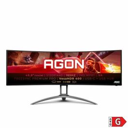 AOC AG493UCX2 Monitor Gaming Curvo Ultrapanorámico 48.8" Dual QHD 165Hz 1ms VA DisplayHDR 400 USB-C KVM