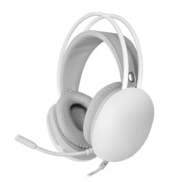 Mars Gaming Auriculares MH-GLOW RGB Chroma Flow, Estéreo, Almohadillas de Cuero Sintético, Compatibles con PC, PS4, PS5, Xbox, Mac, Nintendo Switch, Smartphone, Tablet