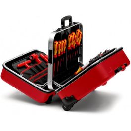 Knipex 98 99 15 Maleta de herramientas BIG Twin Move RED Ruedas Negra/Roja ABS/Aluminio con cierre y agarradera
