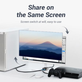 Vention AFLH0 Conmutador HDMI 2.0 Bidireccional Hembra 4K 60Hz para 1 Entrada 2 Salidas o 2 Entradas 1 Salida