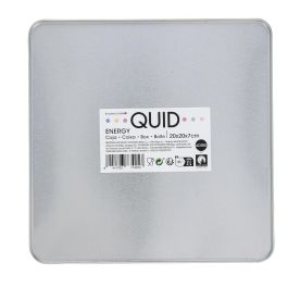 Caja Acero Carbono Energy Quid 20x20x7 cm
