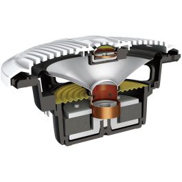 Pioneer TS-ME650FC Altavoces Marinos de 2 Vías, 250W, 4 Ohmios, Resistente al Agua, Sensibilidad 88dB