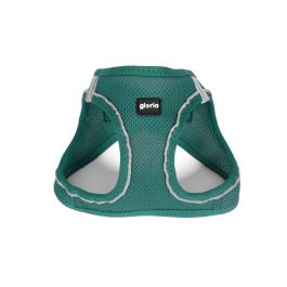 Gloria Arnés-Vestido Air Mesh Trek Star Refrescante y Reflectante Turquesa Talla L (Cuello 33.4-35cm, Pecho 51-52cm)
