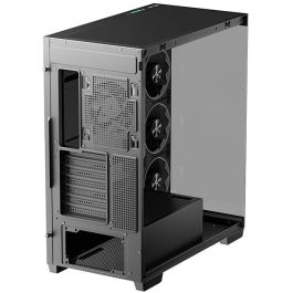 DeepCool CG580 4F V2 Midi Tower PC Gaming Negra con Ventana de Vidrio Templado para ATX/ITX/micro ATX