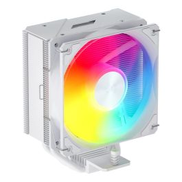 FSP NP5-WA Refrigerador de aire para CPU, 4 tubos de calor, LED multicolor, ventilador 120mm, compatibilidad AMD AM5/AM4 Intel LGA 1851/1700/1200, Blanco Precio: 31.2059. SKU: B16GBW7J58