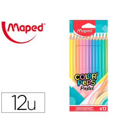Maped Color'Peps Pastel Surtidos Estuche Lápices De Colores 12 Ud Precio: 2.50000036. SKU: B15LYA3NJM