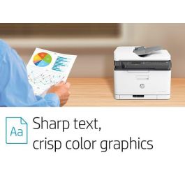 HP 4ZB97A Impresora Multifunción Color Láser MFP 179FNW 4 en 1 WiFi Ethernet USB Fax ADF 40 Hojas Blanca Oficina