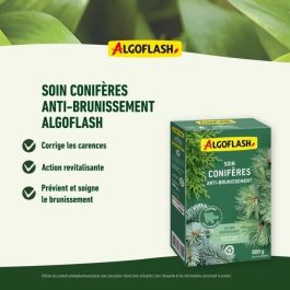 Algoflash Naturasol Tratamiento Coníferas Anti-Brunión y Corrector de Carencias con Magnesio Soluble Ecológico 800g Algoflash Naturasol Tratamiento Coníferas Anti-Brunión y Corrector de Carencias con Magnesio Soluble Ecológico 800g