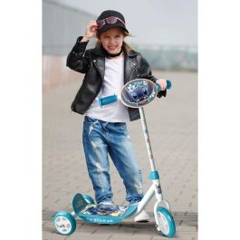 Disney DIS3496276260502 Patinete 3 Ruedas Stitch Regulable Altura Plataforma Antideslizante Asas Antipellizcos