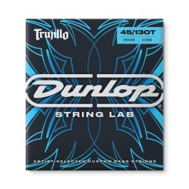 Dunlop Tap Medium 5 St. 45-130 Juego de Cuerdas para Bajo Eléctrico Robert Trujillo Signature, Calibre 45-130