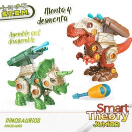 Set 2 Dinosaurios Colorbaby 21 x 14 x 9,5 cm articulado Lanza Proyectiles 4 Unidades Dinosaurio