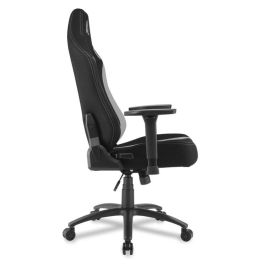 SHARKOON Silla Gaming SKILLER SGS20, Asiento y Respaldo Acolchado, Soporte Lumbar y Cervical, Estructura Robusta, Tela