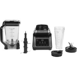 Ninja BN750EU Batidora de Vaso y Procesador de Alimentos 2-en-1 con Auto-iQ, 1200W, 2.1L, Picahielos