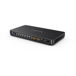 Yealink AVHub Negro, concentrador audiovisual con puertos RJ-45, USB 3.2 Gen 1 Tipo B/A y entradas/salidas de línea 6.3mm/RCA