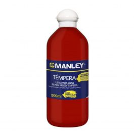 Manley Témpera preparada botella de 500 ml rojo Precio: 4.94999989. SKU: B144JPM3HS