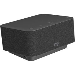 Logitech Logi Dock para Teams Docking Station USB-C Negro 4K Ultra HD con Altavoces y Micrófonos