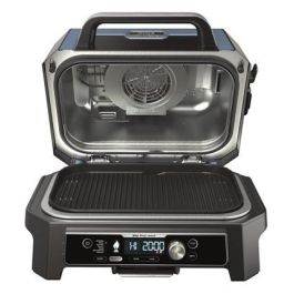 Ninja OG901EU Barbacoa Eléctrica de Exterior con Ahumador y Freidora de Aire ProConnect XL
