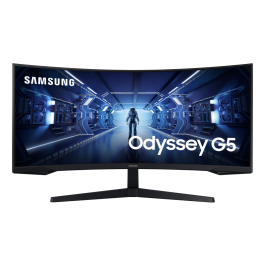 Samsung C34G55TWWP Monitor Gaming Odyssey G5 34 pulgadas UltraWide Quad HD 3440x1440p LED Negro Precio: 395.49999984. SKU: B1D6J3NH5Z