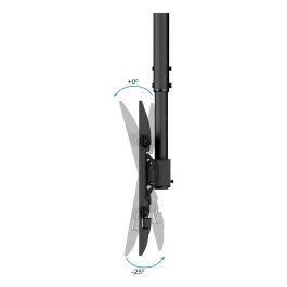 TOOQ SOPORTE TECHO PANTALLAS 43-86" NEGRO