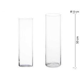 Jarron Cristal Cilindro 15Cm Diam X 50Cm Giftdecor Precio: 9.5900002. SKU: B15P9659RV
