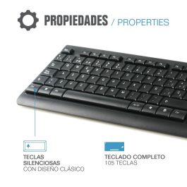 Teclado y Ratón Inalámbrico iggual WMK-Business Teclado y Ratón Inalámbrico iggual WMK-Business