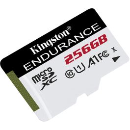 Kingston SDCE/256GB MicroSDXC 256GB High Endurance Class 10 (U1) A1, 95/45 MB/s, resistente a golpes y agua