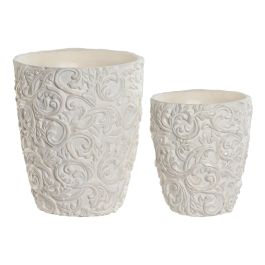 Macetero Shabby DKD Home Decor Crudo 24 x 28 x 24 cm Set de 2 Precio: 32.49999984. SKU: B1228NBHRS