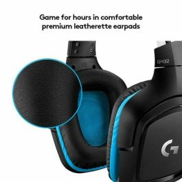 Auriculares con Micrófono Gaming Logitech 981-000770 Azul Negro