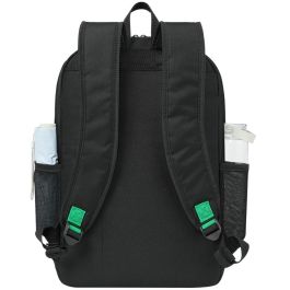 Rivacase 5566 Mochila Gremio para Portátil 15.6"-16" Negra, Urban, Impermeable, Poliéster rPET, Bolsillos Laterales