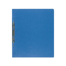 Liderpapel Carpeta Gusanillo Folio Cartón Azul 540 g/m² Compresor Archivar Documentos 245 x 350 mm
