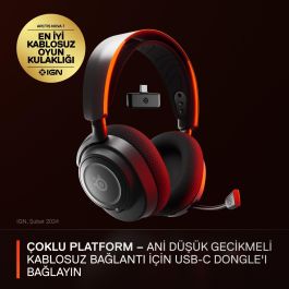 SteelSeries Arctis Nova 7 Wireless - Auriculares Over-Ear con Sonido Espacial 360°